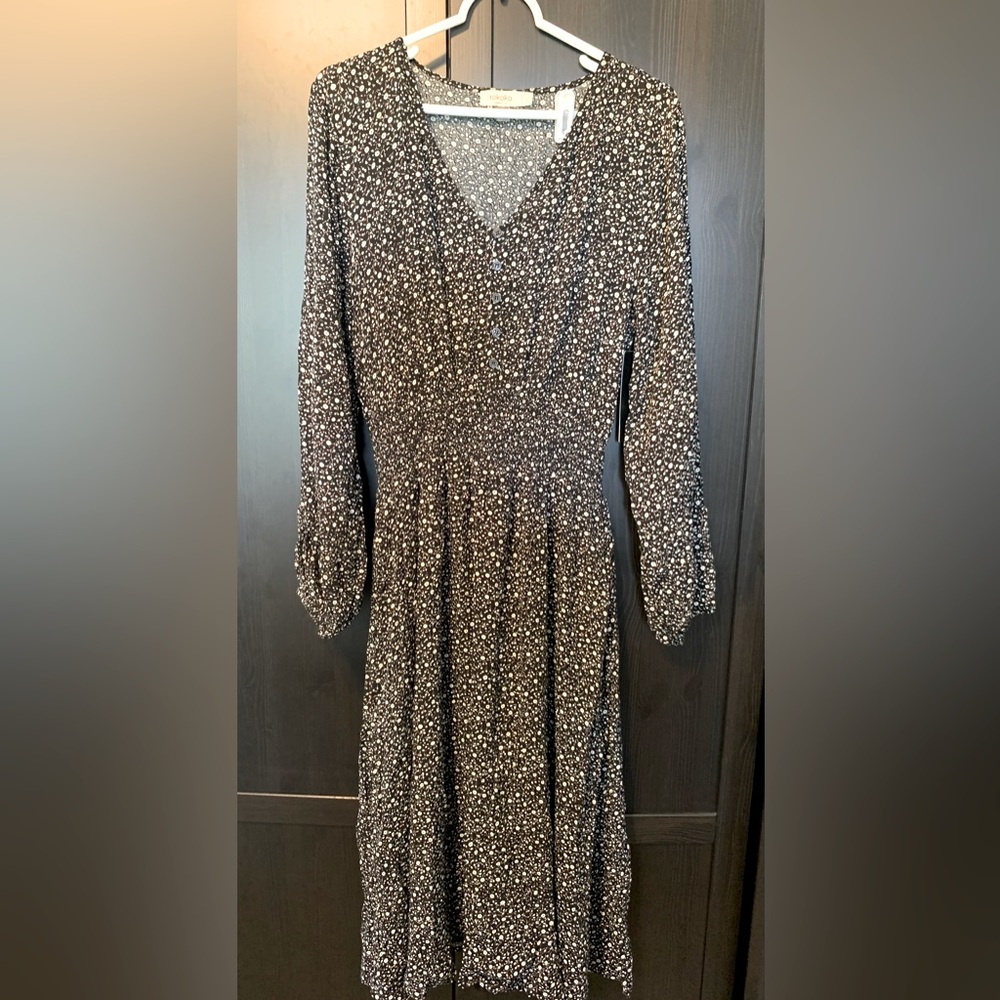 Rokoko black floral dress